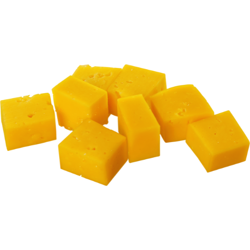 Human grade organic cheese used for dog treats