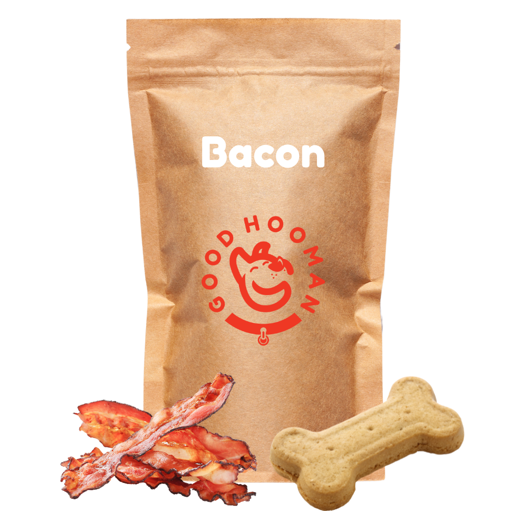 Large organic bacon dog treats